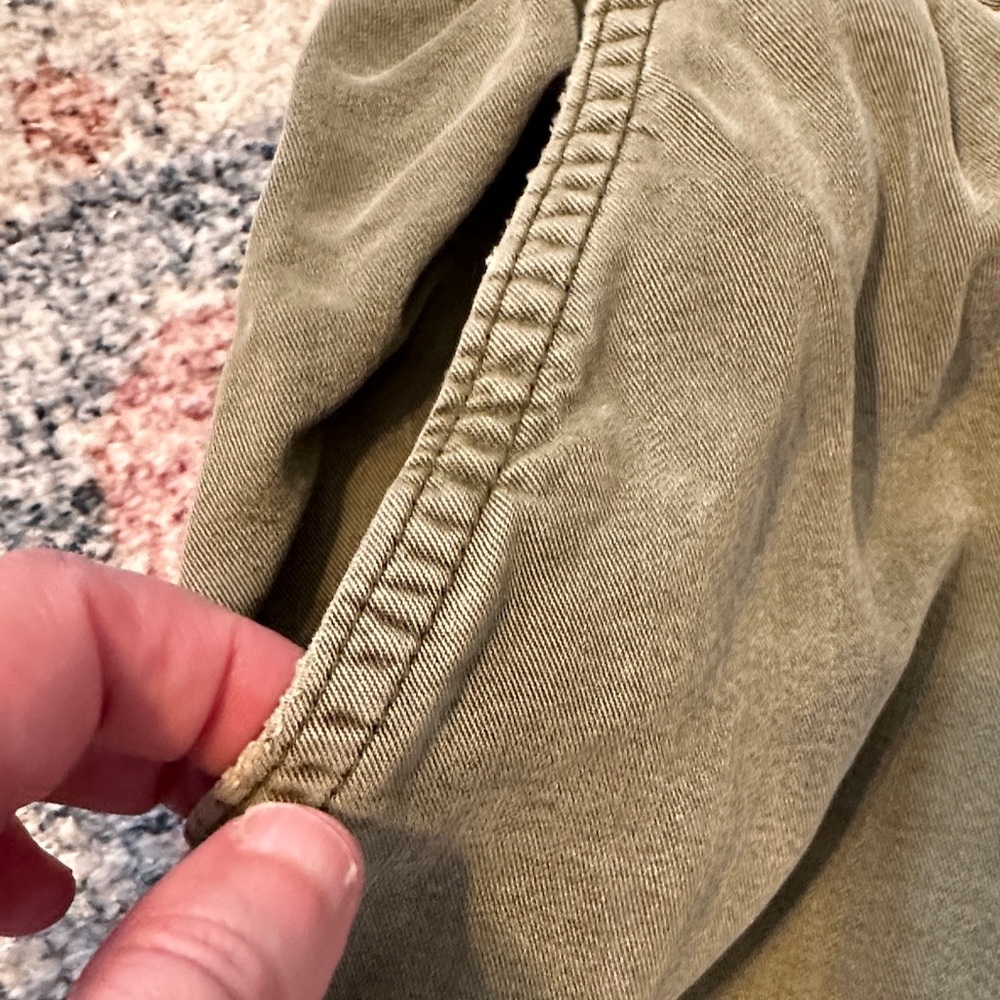 Aerie Khaki Olive Women’s Cargo Jogger Pants - Picture 8 of 9